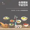 Soporte de exhibición de postres para buffet, juego de comidas frías, mesa de exhibición para pausa del té, plato de ensalada de frutas y verduras, adornos decorativos para uso comercial