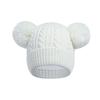 Pronta Entrega 6 Cores Nova Popular Infantil Arco-Íris Tricô Forrado com Fleece Dupla Pom Pom Fofo Forrado com Fleece Transfronteiriça Amazon Gorro de Inverno