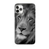 16 Capa de Celular com Expressão de Animal Tigre 17 Adequada para Capa Apple 14 Pro Max 15 Capa Macia Fosca 13 À Prova de Choque