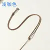 Cordón trenzado simple hecho a mano para collares DIY de jade y oro, Cordón de seguridad de jade para hombres y mujeres