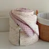 Gasa de doble capa 100% algodón, edredón cálido para otoño e invierno, lavable, edredón todo en uno, apto para usar con calefactores, edredón para todas las estaciones, edredón de invierno engrosado