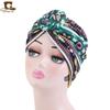 Chapéu Turban Amarrado Vórtice de Vento Africano Chapéu Baotou Chapéu Quimioterapia Chapéu Amazon
