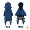 Impermeable para Perro Poncho Impermeable de Cuerpo Completo para Teddy, Pomerania, Ropa para Mascotas para Días Lluviosos para Perros Pequeños y Medianos como Bichón
