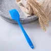 Fábrica de silicone em estoque tamanho pequeno raspador de manteiga de silicone integrado raspador de creme espátula de mexer creme de bolo