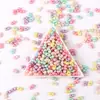 Em Estoque 4x6mm Acrílico Fosco Contas Amendoim DIY Contas de Arroz Contas Soltas Acessórios de Joias Banhados Fábrica Direta Atacado