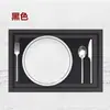 Jogo Americano Estilo Ocidental Tapete de Isolamento Térmico Tapete de Mesa de Jantar Nórdico Antiderrapante Anti-Queimadura Tapete para Tigela Tapete de Prato de PVC Porta-Copo Tamanho Grande para Uso em Hotel e Casa