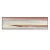 Pintura Decorativa Abstracta de Bloques de Color para Cabecera de Dormitorio, Sofá de Colores Cálidos, Banderín de Pared de Fondo para Sala de Estar, Pintura Colgante Decorativa Suave de Tira Larga