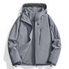 Casa de pájaros Mismo estilo Bordado Chaqueta de exterior Logo personalizado para hombre Tres en uno Impermeable Cortavientos Ropa de trabajo Abrigo para mujer