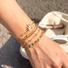 Pulsera de Acero Inoxidable Irregular Estilo Europeo y Americano Elegante y Silenciosa para Mujer, Diseño Minimalista de Nicho, Joyería Geométrica Creativa al por Mayor