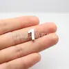 8mm 10mm Liga Diamantada Esculpido Liso Contorno Contas Digitais Placa de Estacionamento Temporário Coleira de Animal de Estimação Pulseira Acessórios