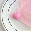 Acrílico Macaron Amor Borracha Tinta de Cozimento Tinta Feltro à Mão Miçangas DIY Corrente para Celular Colar Acessório de Cabeça Joia