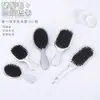 Peine de Cerdas de Jabalí Plateado Galvanizado Modelo Nuevo Transfronterizo Peine para Peinar el Cabello Peine para Cabello Seco y Húmedo Peine con Airbag Peine con Cojín de Aire