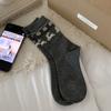 Calcetines Nuevos de Otoño e Invierno Estilo Fair Isle con Renos para Mujer, Calcetines de Media Pantorrilla, Calcetines de Algodón, Tendencia Coreana Ins, Calcetines Largos Retro Japoneses