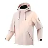 Directamente del fabricante, chaqueta con capucha unisex para primavera y otoño, cortavientos e impermeable para exteriores, para parejas JW26188