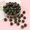 En Stock Al Por Mayor Cuentas Redondas de Madera de 16 mm Color Caramelo Macaron Cuentas Sueltas con Agujeros Rectos para Manualidades DIY Decoración con Cuentas