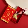 Ano do Carneiro Dourado Chaveiro Carneiro da Sorte Corrente de Celular Bolsa Pingente Dourado Presente Comemorativo Atacado