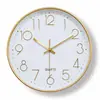 Reloj de Pared Moderno Creativo Simple para el Hogar de 8 pulgadas, Reloj Decorativo Silencioso de Lujo Ligero para Colgar en la Pared, Venta al por Mayor y Dropshipping Transfronterizo