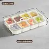 Caja de Almacenamiento Transparente con Temporizador para Refrigerador Caja para Frutas Cereales Condimentos Caja de Almacenamiento de Fragmentos Caja de Especias para Cocina