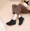 2023 Nuevos Zapatos de tela del Viejo Pekín para mujer, zapatos de algodón de invierno, lana pura, con felpa de algodón, suela de goma térmica antideslizante, estilo étnico
