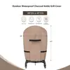 Cubierta Protectora Impermeable Resistente a los Rayos UV para Parrilla de Carbón Tipo Domo de Jardín Exterior