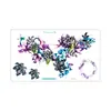 Colección Rui Ka Long: Pegatinas de Tatuaje con Patrón Seductivo para Clavícula y Pecho, Pegatinas de Tatuaje Sexy, Diseño Floral de Larga Duración con un Toque de Lujo