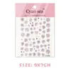 Fogos de Artifício Coloridos, Adesivos Coloridos para Nail Art em Relevo, Adesivos de Unha à Prova d'Água, Câmera CCD, Copo de Água, Decorações para Porta-Canetas