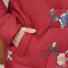 Chamarra de plumón de invierno para mamá corta 2023 nueva estilo occidental para mujeres de mediana edad abrigo de invierno para mujeres de mediana edad y mayores plumón de pato blanco