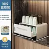 Ins Estante de Almacenamiento de Tazas a Prueba de Polvo Barra de Agua Doble Capa Encimera Mesa de Comedor Gabinete para Juego de Té Portavasos de Vidrio para Café