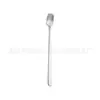 Cuchara Cuadrada de Acero Inoxidable Cuchara de Postre Cuchara para Revolver Café Mango Largo Cuchara para Hielo Cuchara Medidora de Polvo Medicinal Cuchara Dorada para Taza de Regalo