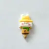 Conejo de Campo de Dibujos Animados de Resina con Pegamento de Crema Hecho a Mano DIY Joyería Pasador para el Cabello Funda para Teléfono Móvil Hebilla de Zapato Material Decorativo