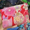 Bolsa de Compras Dobrável 210D em Estoque, Bolsa Tote Fofa com Desenho Animado Floral, Tamanho Grande