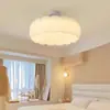 Lámpara infantil estilo crema, lámpara de dormitorio, luz de techo de proyección, conejito en forma de corazón de luz estelar acogedora y romántica, luminaria principal para dormitorio