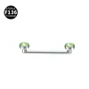 Aretes de piercing personalizados de ángulo recto transfronterizos, titanio F136 con rosca interna e incrustación de diamante, joyería para piercing corporal de titanio G23