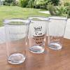 Copo de Café de Vidro Estilo Ins Estilo Coreano Copo para Cold Brew Copo de Camada Única para Beber Diretamente para Meninas Escritório em Casa Copo de Água de Vidro Atacado
