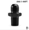 Modificación de Coche Conector An4An6An8An12An16An20 Adaptador Conector de Refrigeración de Aceite Combustible