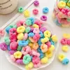 Cor de doce sem costura corda de cabeça infantil anel de cabelo bebê amarra pequenos tweeters não machucam o cabelo pequena elástico Anel de toalha para meninas