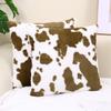 Almohada de Vaca Más Vendida de Amazon, Linda Funda de Almohada de Peluche con Textura Estampada, Cojín para Sofá y Cabecera, Estilo Ins