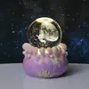 Bola de Cristal Luminosa Base Giratória Luz Noturna Luminosa Atacado Luz de Atmosfera para Casa Decorações de Mesa para Quarto Presentes