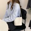 Bolso Cubo Pequeño Sencillo, Bolso de Piel Genuina para Mujer, Nuevo Modelo 2026, Piel de Vaca de Primera Capa, Bolso de Hombro, Bolso de Axila, Bolso Cruzado para Mujer, Sensación de Alta Gama