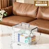 Caja de Almacenamiento Portátil de Plástico Transparente de Gran Capacidad para Hogar, Dormitorio, Escritorio, Snacks, Juguetes y Artículos Varios