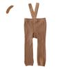 Pantalones de peto para bebé de otoño e invierno, Pantalones de levantamiento de pesas para bebé, Pantalones de peto para niños estilo Ins, Pantalones versátiles con tirantes para bebé, Pantalones de nueve puntos
