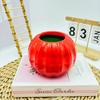 Vaso Vermelho de Ano Novo Luz de Luxo Arranjo de Flores Ornamento Casamento Festivo Vaso Vermelho Decoração de Mesa de Sala de Estar