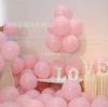 Columna de diseño de material de globo rosa, rojo y negro para cumpleaños, centro comercial, escuela, jardín de infantes, actividades, decoraciones de escena