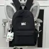 Mochila Nueva Unisex Transfronteriza, Bolsa para Estudiantes Universitarios, Mochila de Algodón con Bordado de Rombos, Bolsa para Computadora, Bolsa Casual para Viajes Diarios