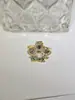 Dan Tao Joyería DIY Pendientes Gama Alta Esmaltado Colorido Pétalo Perla Montura Juego de Tres Piezas Accesorios de Joyería