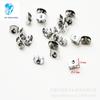 Pin para oreja de cabeza plana de acero inoxidable 3-12 mm piezas soporte para oreja de acero inoxidable pin para oreja soporte plano aretes DIY Accesorios Venta al por mayor