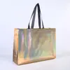 Bolsas de Sacola Personalizáveis Coloridas com Filme Laser Não Tecido para Compras em E-commerce Transfronteiriço da Amazon, Sacolas de Presente Laminadas