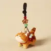 Chaveiro Pingente Escultura em Madeira Artesanal Gato Laranja Gordo Pingente de Gato Vaca Fofo para Mochila Escolar Presente para Mulheres Melhor Amiga
