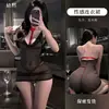 Lencería Sexy de Malla Rosa Restricción Falda Bodycon Transparente qqny Coqueta Uniforme de No-necesita-quitarse Mujer Dropshipping