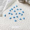 Yiwu nail art nueva joyería color real mini amor accesorios para nail art color melocotón corazón nail art joyería al por mayor